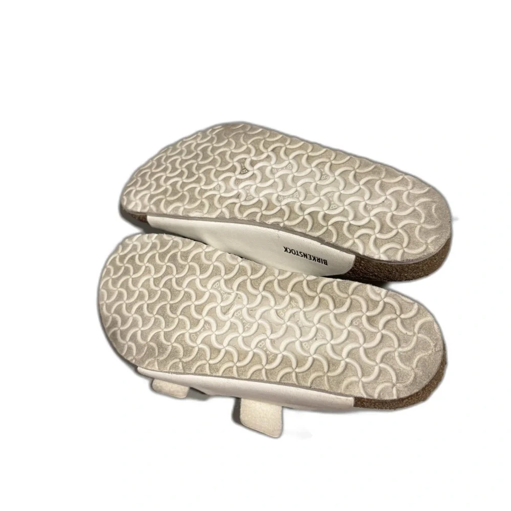 Birkenstock Arizona Sandals White Double Buckle Cork Neutral Kids EU 34 US 3-3.5
